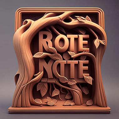 3D model Root Letter game (STL)